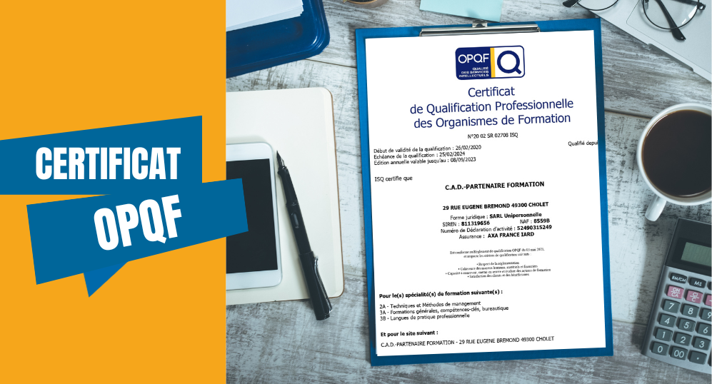 Certification OPQF